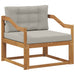 Canapea Medie pentru Exterior Lemn Solid de Acacia natural - WALTI WALTI