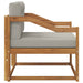 Canapea Medie pentru Exterior Lemn Solid de Acacia natural - WALTI WALTI