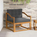 Canapea Medie pentru Exterior Lemn Solid de Acacia natural - WALTI WALTI