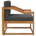 Canapea Medie pentru Exterior Lemn Solid de Acacia natural - WALTI WALTI