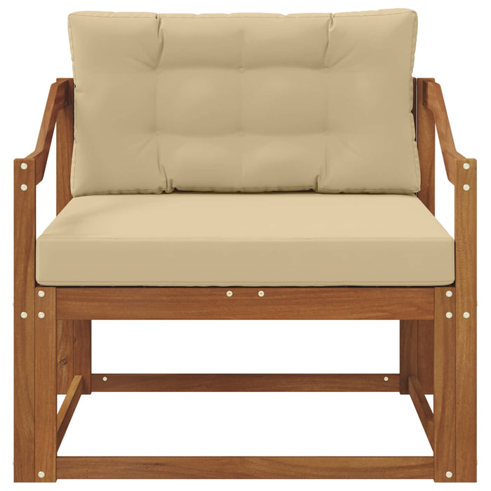 Canapea Medie pentru Exterior Lemn Solid de Acacia natural - WALTI WALTI