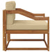 Canapea Medie pentru Exterior Lemn Solid de Acacia natural - WALTI WALTI