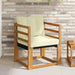 Canapea de exterior Lemn Solid de Acacia Natural și Crem - WALTI WALTI