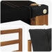 2 Bucată Canapea de exterior Lemn Solid de Acacia natural - WALTI WALTI