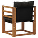 2 Bucată Canapea de exterior Lemn Solid de Acacia natural - WALTI WALTI