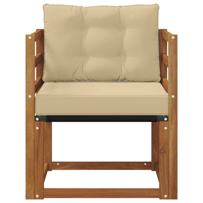 Canapea de exterior Lemn Solid de Acacia natural - WALTI WALTI