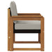 Canapea de exterior Lemn Solid de Acacia Gri natural și deschis - WALTI WALTI