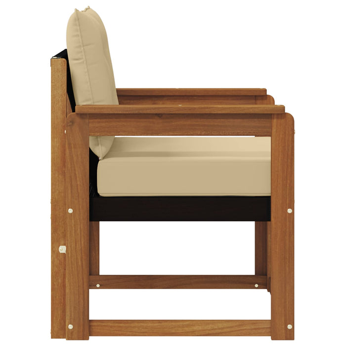 Canapea de exterior Lemn Solid de Acacia natural - WALTI WALTI