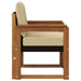 Canapea de exterior Lemn Solid de Acacia natural - WALTI WALTI