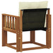 Canapea de exterior Lemn Solid de Acacia Natural și Crem - WALTI WALTI