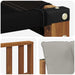 Canapea de exterior Lemn Solid de Acacia Gri natural și deschis - WALTI WALTI