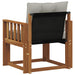 Canapea de exterior Lemn Solid de Acacia Gri natural și deschis - WALTI WALTI