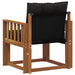 2 Bucată Canapea de exterior Lemn Solid de Acacia natural - WALTI WALTI