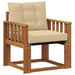 Canapea de exterior Lemn Solid de Acacia natural - WALTI WALTI