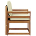 Canapea de exterior Lemn solid de Acacia și Textilene - WALTI WALTI