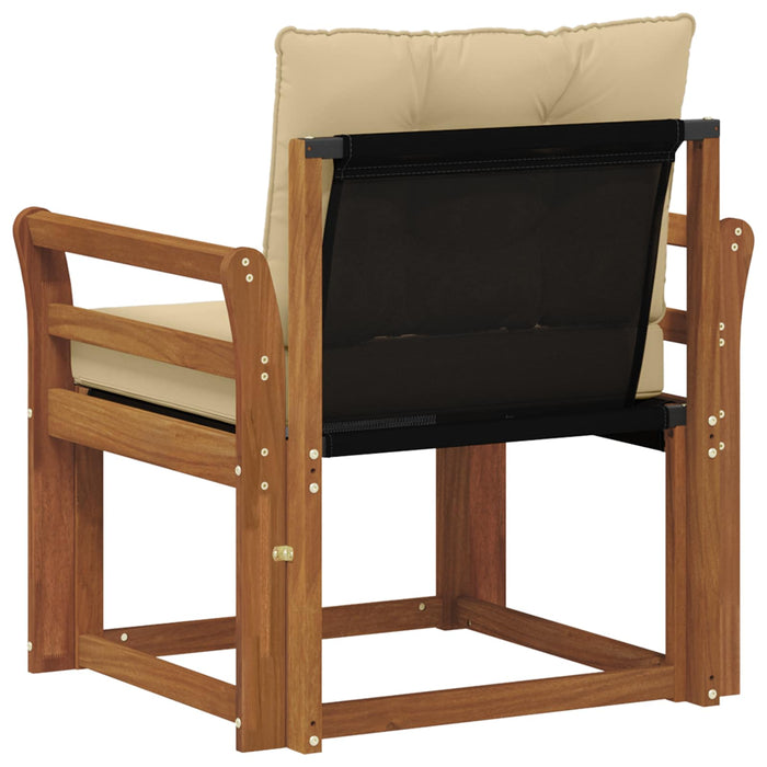 Canapea de exterior Lemn Solid de Acacia natural - WALTI WALTI