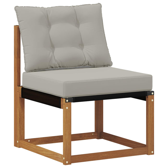 Canapea de exterior Lemn Solid de Acacia Gri natural și deschis - WALTI WALTI
