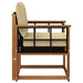 Canapea de exterior Lemn Solid de Acacia natural - WALTI WALTI