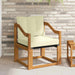Canapea de exterior Lemn Solid de Acacia Natural și Crem - WALTI WALTI