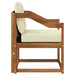 Canapea de exterior Lemn Solid de Acacia Natural și Crem - WALTI WALTI