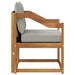 Canapea de exterior Lemn Solid de Acacia Gri natural și deschis - WALTI WALTI