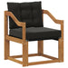 2 Bucată Canapea de exterior Lemn Solid de Acacia natural - WALTI WALTI