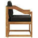 2 Bucată Canapea de exterior Lemn Solid de Acacia natural - WALTI WALTI