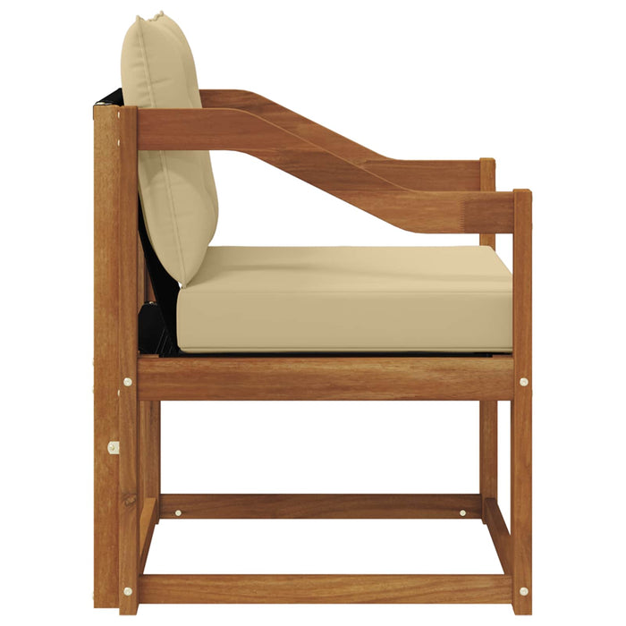 Canapea de exterior Lemn Solid de Acacia natural - WALTI WALTI