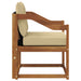 Canapea de exterior Lemn Solid de Acacia natural - WALTI WALTI