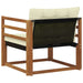 Set de canapele de exterior Lemn solid de Acacia și Textilene - WALTI WALTI