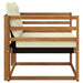 Set de canapele de exterior Lemn solid de Acacia și Textilene - WALTI WALTI