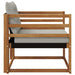Set de canapele de exterior Lemn solid de Acacia și Textilene - WALTI WALTI