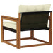 Set de canapele de exterior Lemn solid de Acacia și Textilene - WALTI WALTI