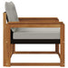 Set de canapele de exterior Lemn solid de Acacia și Textilene - WALTI WALTI
