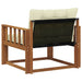 Set de canapele de exterior Lemn solid de Acacia și Textilene - WALTI WALTI