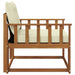 Set de canapele de exterior Lemn solid de Acacia și Textilene - WALTI WALTI
