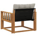 Set de canapele de exterior Lemn solid de Acacia și Textilene - WALTI WALTI