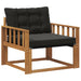 Set de canapele de exterior Lemn solid de Acacia și Textilene - WALTI WALTI