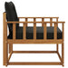 Set de canapele de exterior Lemn solid de Acacia și Textilene - WALTI WALTI