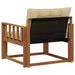 Set de canapele de exterior Lemn solid de Acacia și Textilene - WALTI WALTI