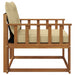 Set de canapele de exterior Lemn solid de Acacia și Textilene - WALTI WALTI