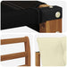 Set de canapele de exterior Lemn solid de Acacia și Textilene - WALTI WALTI