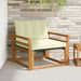 Set de canapele de exterior Lemn solid de Acacia și Textilene - WALTI WALTI