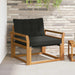 Set de canapele de exterior Lemn solid de Acacia și Textilene - WALTI WALTI