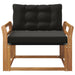 Set de canapele de exterior Lemn solid de Acacia și Textilene - WALTI WALTI