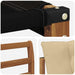 Set de canapele de exterior Lemn solid de Acacia și Textilene - WALTI WALTI