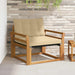 Set de canapele de exterior Lemn solid de Acacia și Textilene - WALTI WALTI