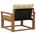 Set de canapele de exterior Lemn solid de Acacia și Textilene - WALTI WALTI