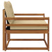 Set de canapele de exterior Lemn solid de Acacia și Textilene - WALTI WALTI