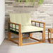 Set de canapele de exterior Lemn solid de Acacia și Textilene - WALTI WALTI